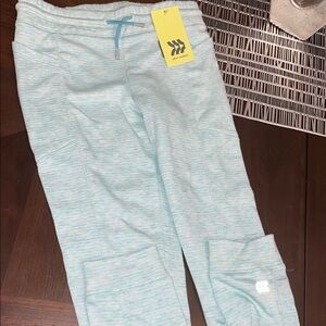 Adidas Kids Light Blue Joggers